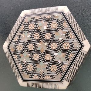 Handmade inlaid trinket box NWOT